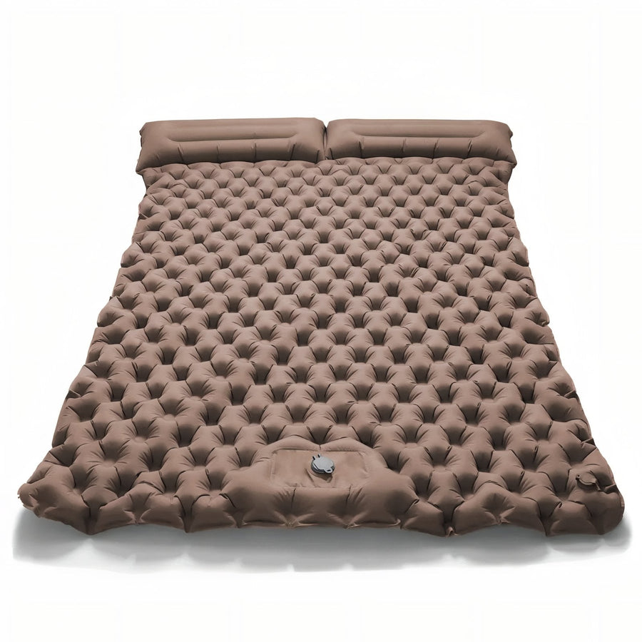 Double Width Inflatable Camping Mat with Pillows - product view 12 | Buffalo Gears