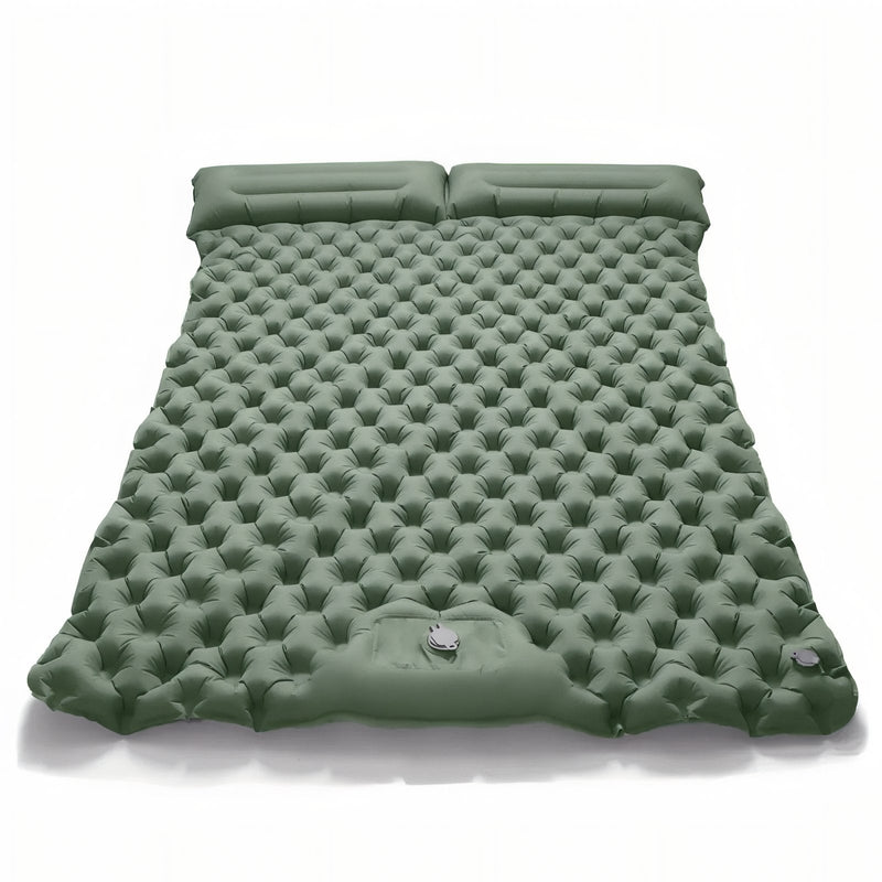 Double Width Inflatable Camping Mat with Pillows - product view 13 | Buffalo Gears