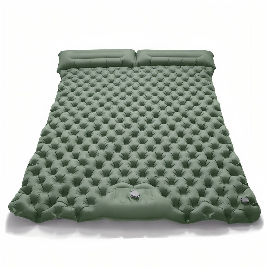 Double Width Inflatable Camping Mat with Pillows - product view 13 | Buffalo Gears