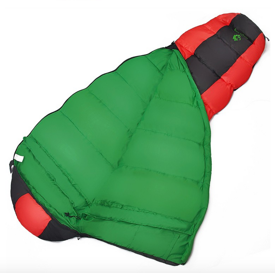 Extreme Cold Down Sleeping Bag for Winter Alpine Treks - product view 4 | Buffalo Gears