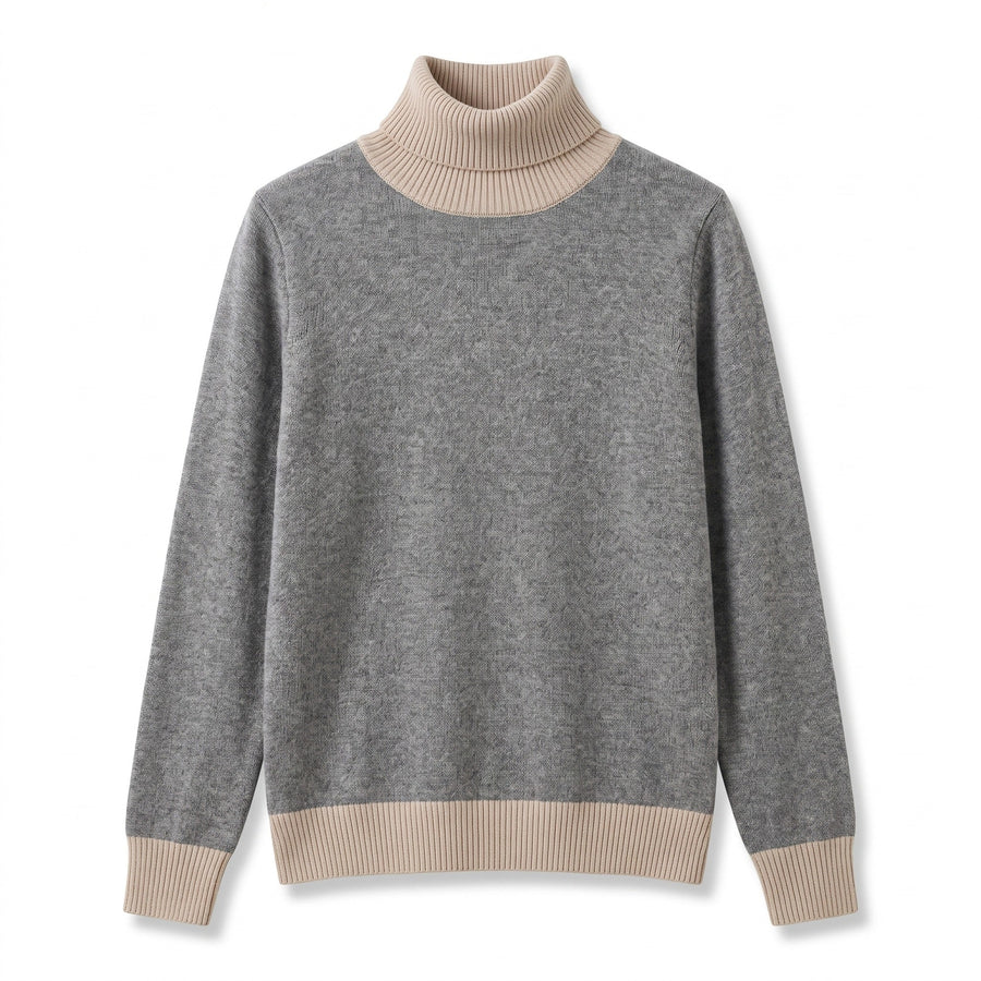 Fine Knit Jumper for Women with Lapel Collar - product view 1 | Buffalo Gears