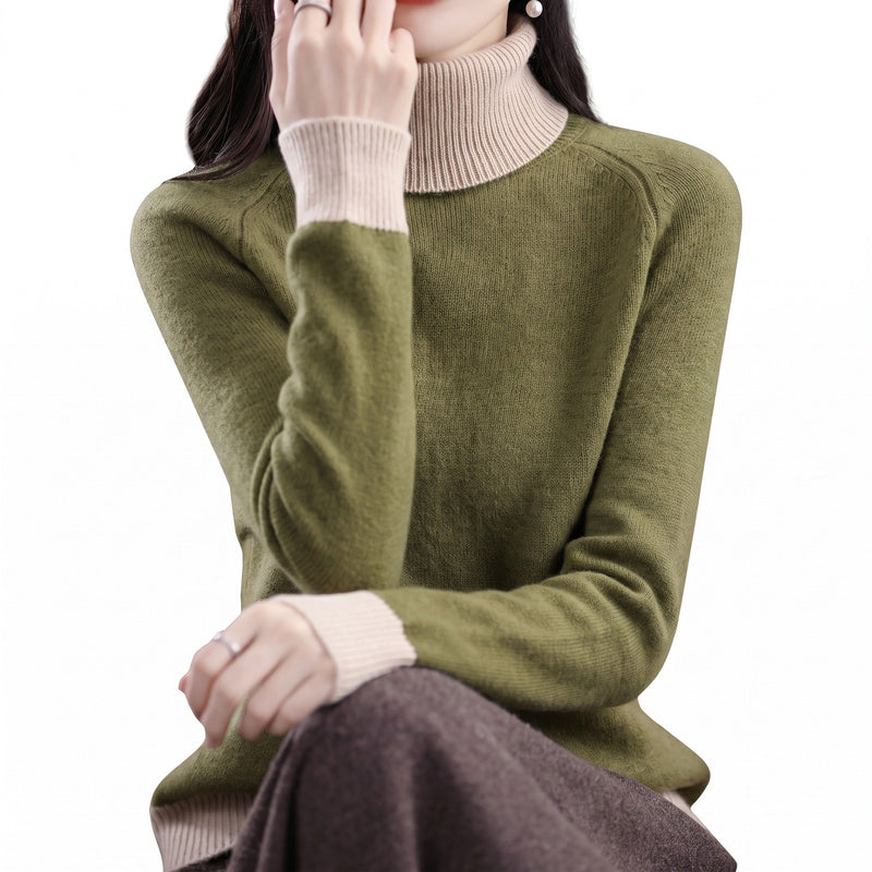 Fine Knit Jumper for Women with Lapel Collar - product view 5 | Buffalo Gears