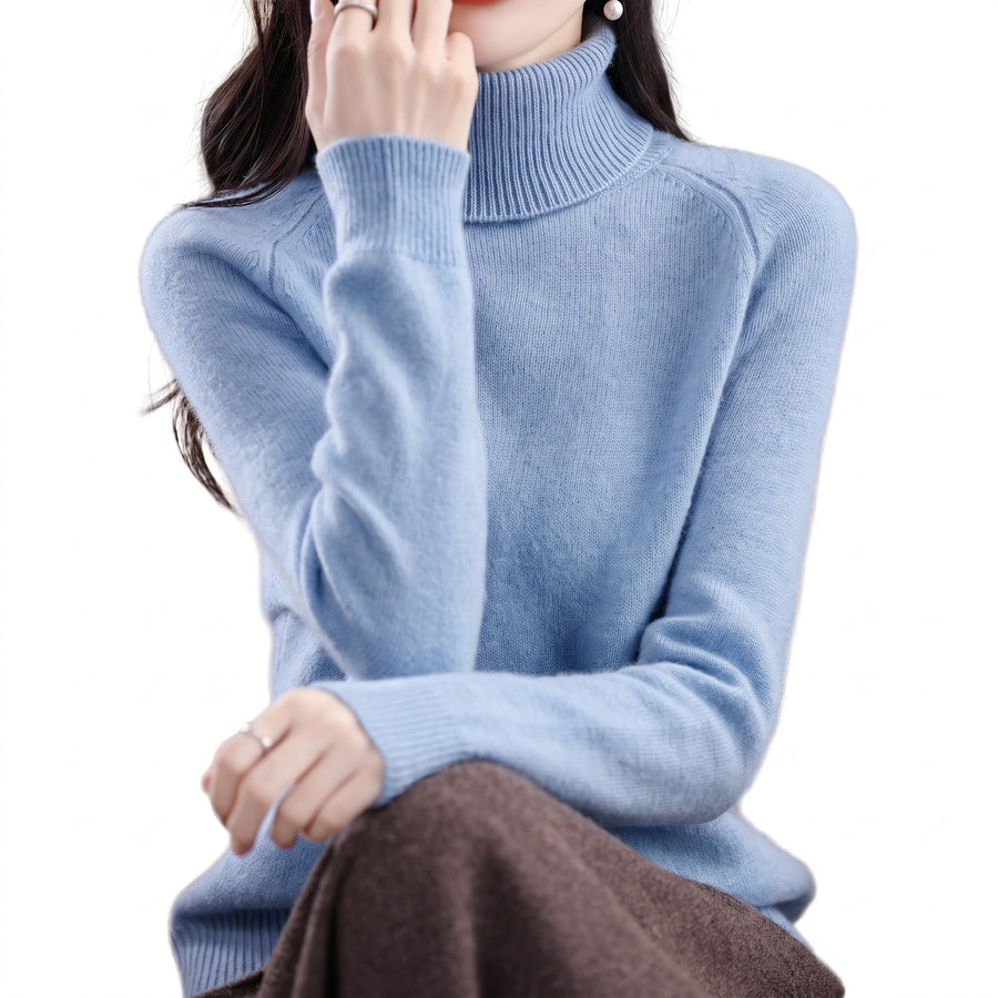 Fine Knit Jumper for Women with Lapel Collar - product view 8 | Buffalo Gears