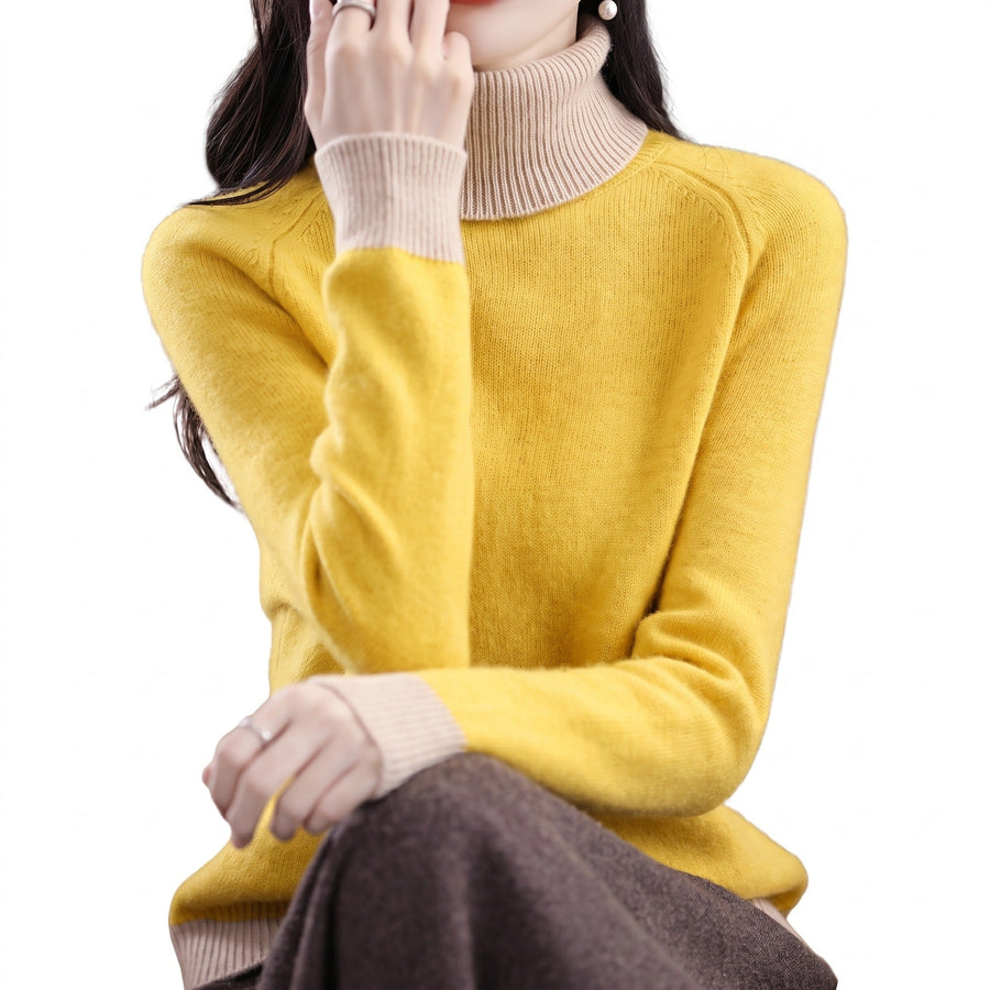 Fine Knit Jumper for Women with Lapel Collar - product view 13 | Buffalo Gears