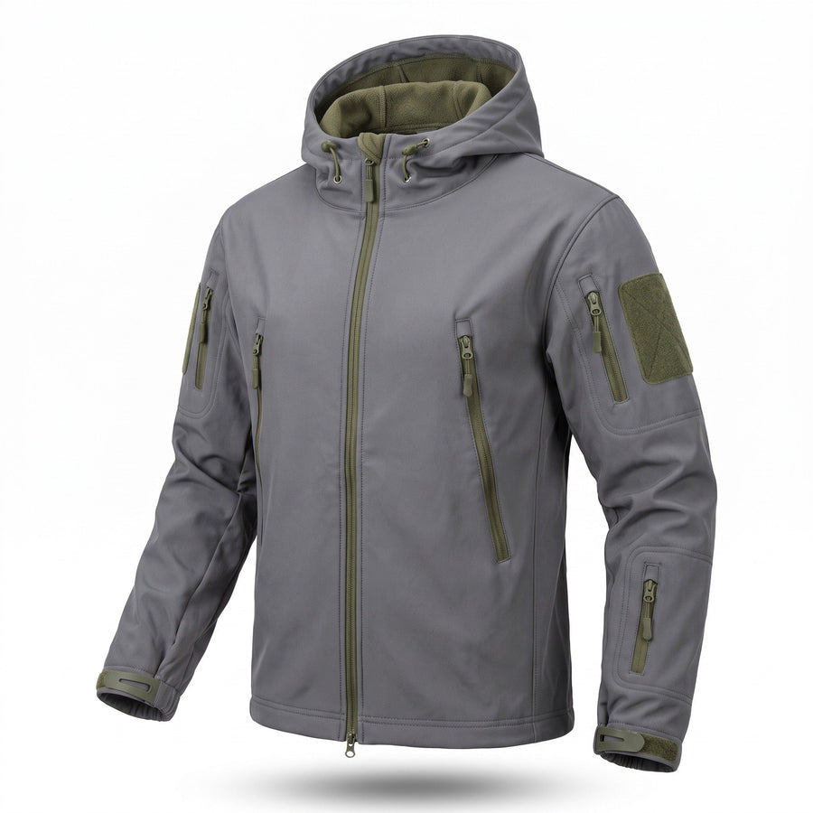 Fleece Backed Softshell Jacket for Men, Hooded - product view 5 | Buffalo Gears