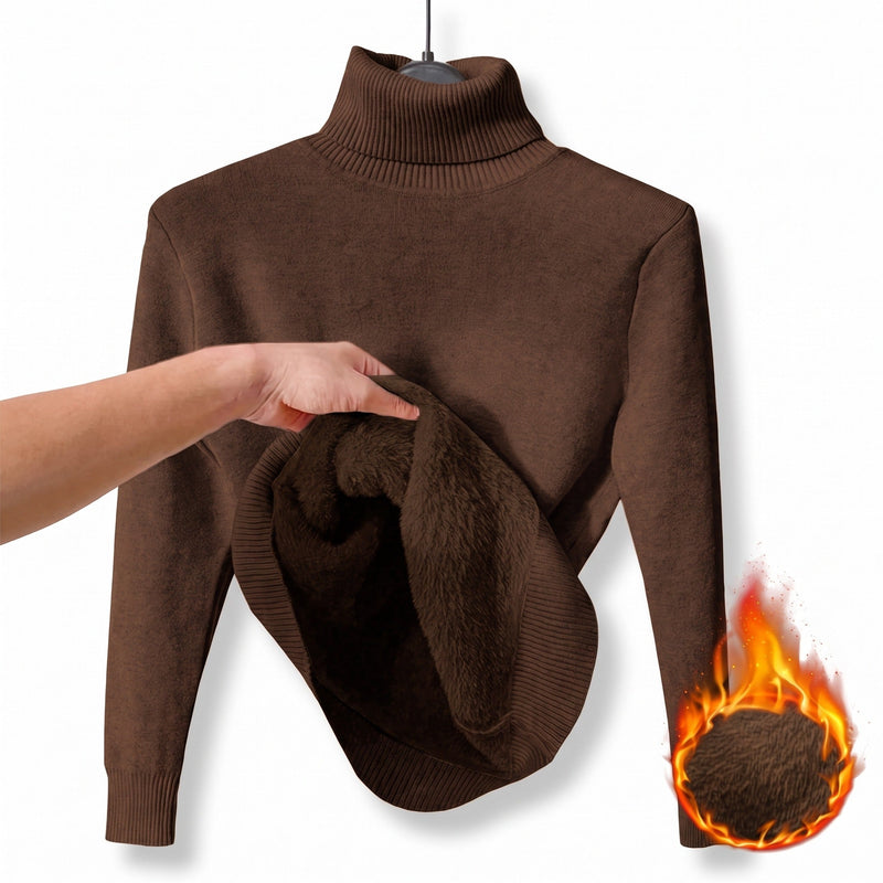 Fleece Base Layer Top for Women with High Neck - product view 5 | Buffalo Gears