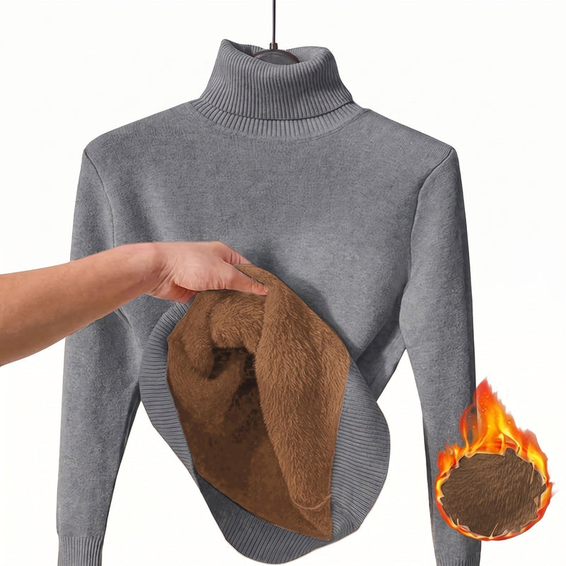 Fleece Base Layer Top for Women with High Neck - product view 11 | Buffalo Gears