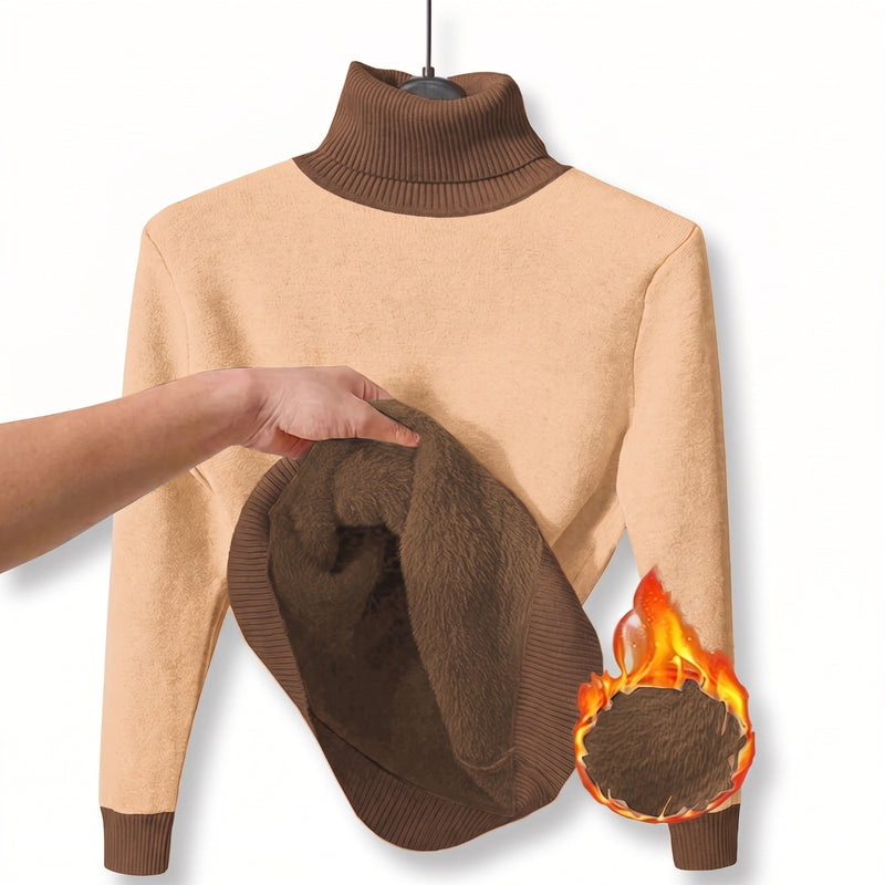 Fleece Base Layer Top for Women with High Neck - product view 12 | Buffalo Gears