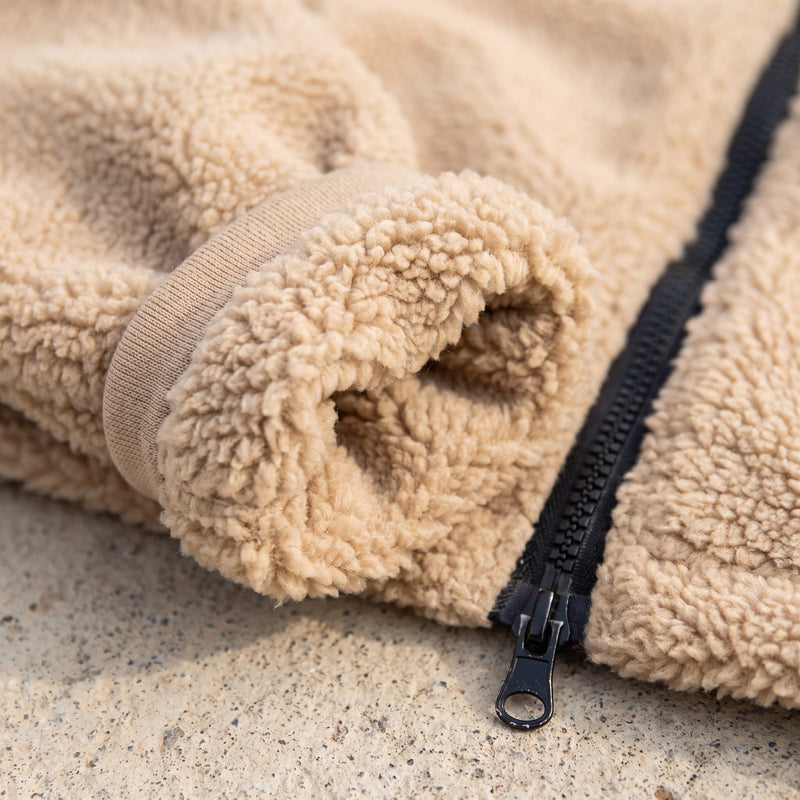 Fleece Lined Hooded Jacket for Men, Loose Sport Cut - product view 3 | Buffalo Gears
