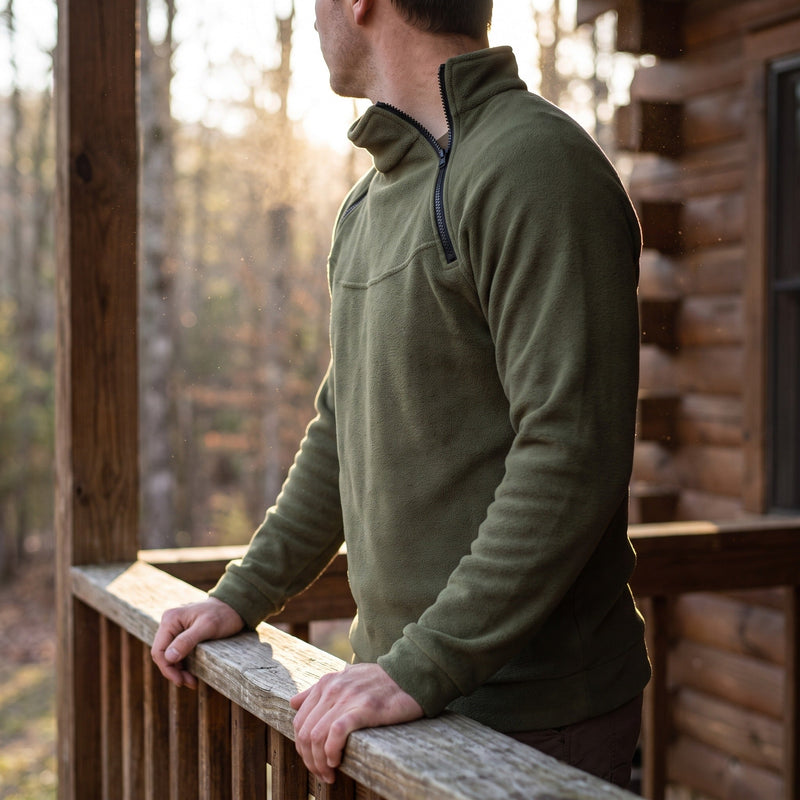 Fleece Pullover Two Pack for Men, Half Zip - product view 2 | Buffalo Gears