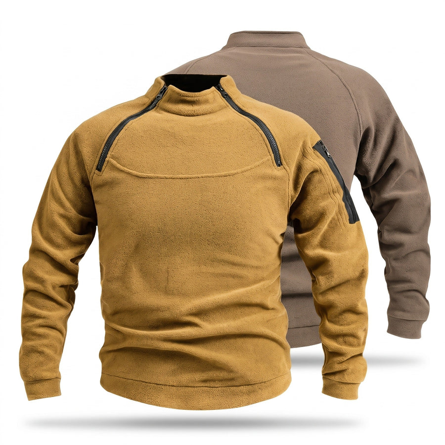 Fleece Pullover Two Pack for Men, Half Zip - product view 16 | Buffalo Gears