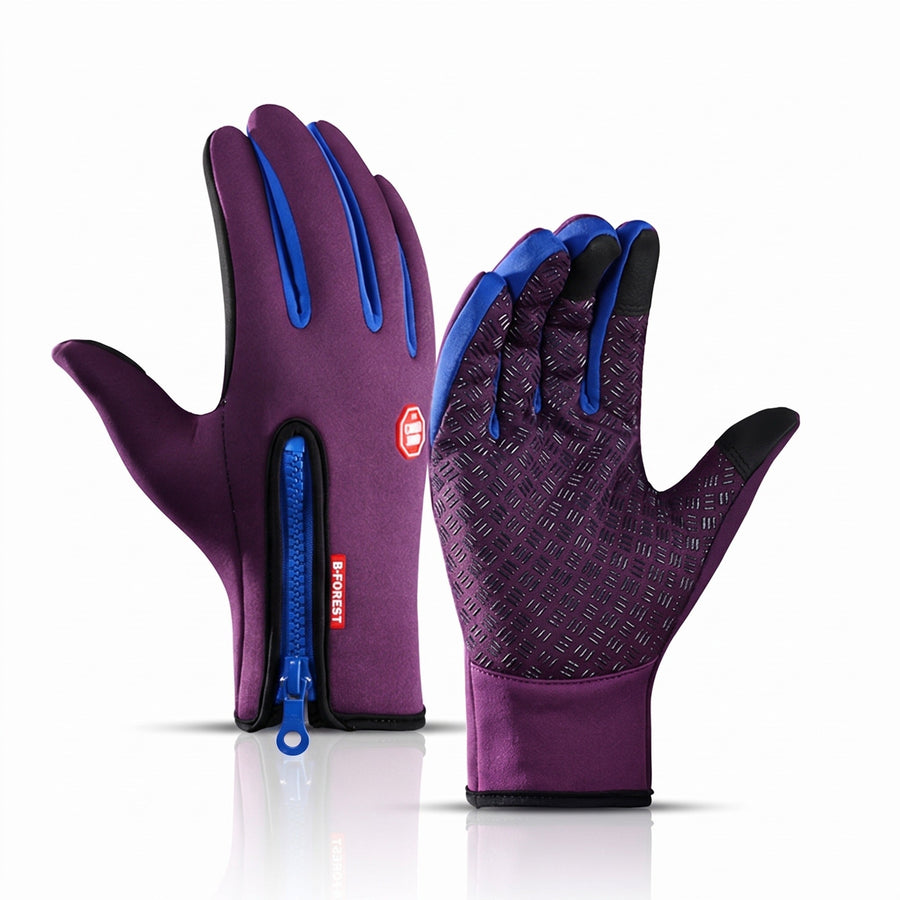 Fleece Winter Gloves with Grip Palm and Touchscreen Tips - product view 7 | Buffalo Gears