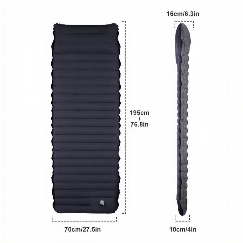 Four-Season Inflatable Camping Mat with Built-In Pump - product view 2 | Buffalo Gears