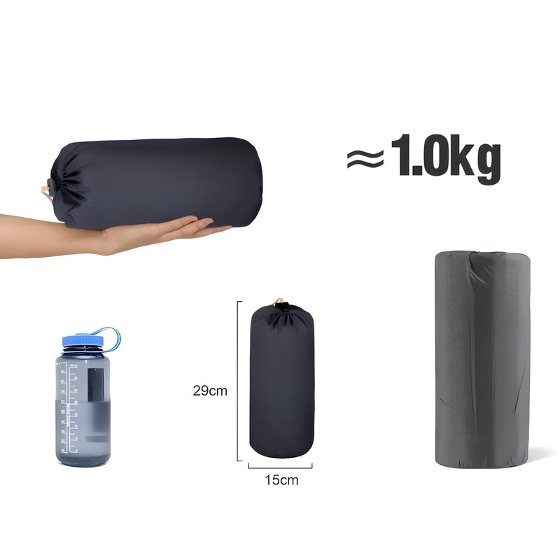 Four-Season Inflatable Camping Mat with Built-In Pump - product view 10 | Buffalo Gears