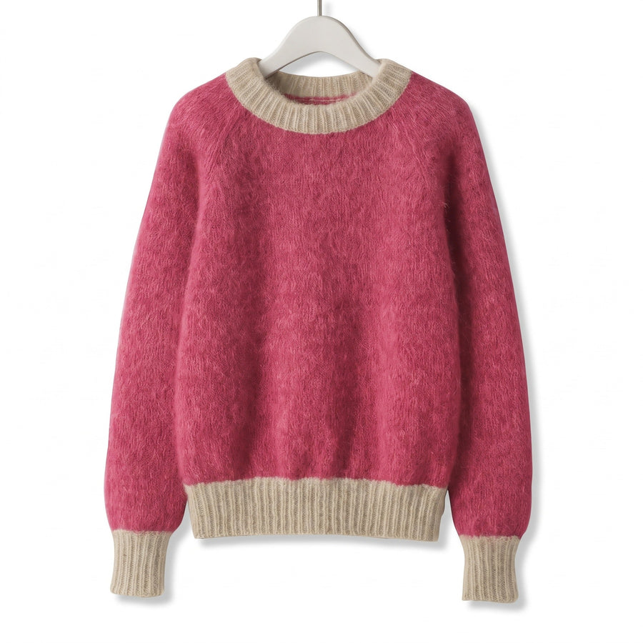 French Style Jumper for Women, Straight Crew Neck - product view 1 | Buffalo Gears
