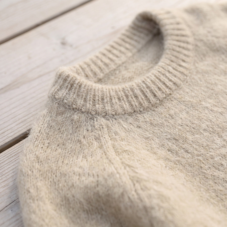 French Style Jumper for Women, Straight Crew Neck - product view 3 | Buffalo Gears
