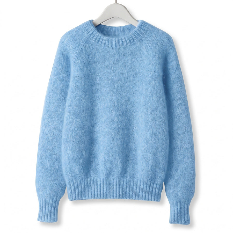 French Style Jumper for Women, Straight Crew Neck - product view 6 | Buffalo Gears