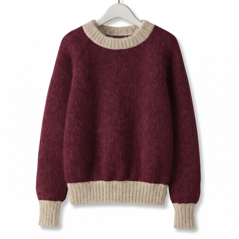 French Style Jumper for Women, Straight Crew Neck - product view 12 | Buffalo Gears