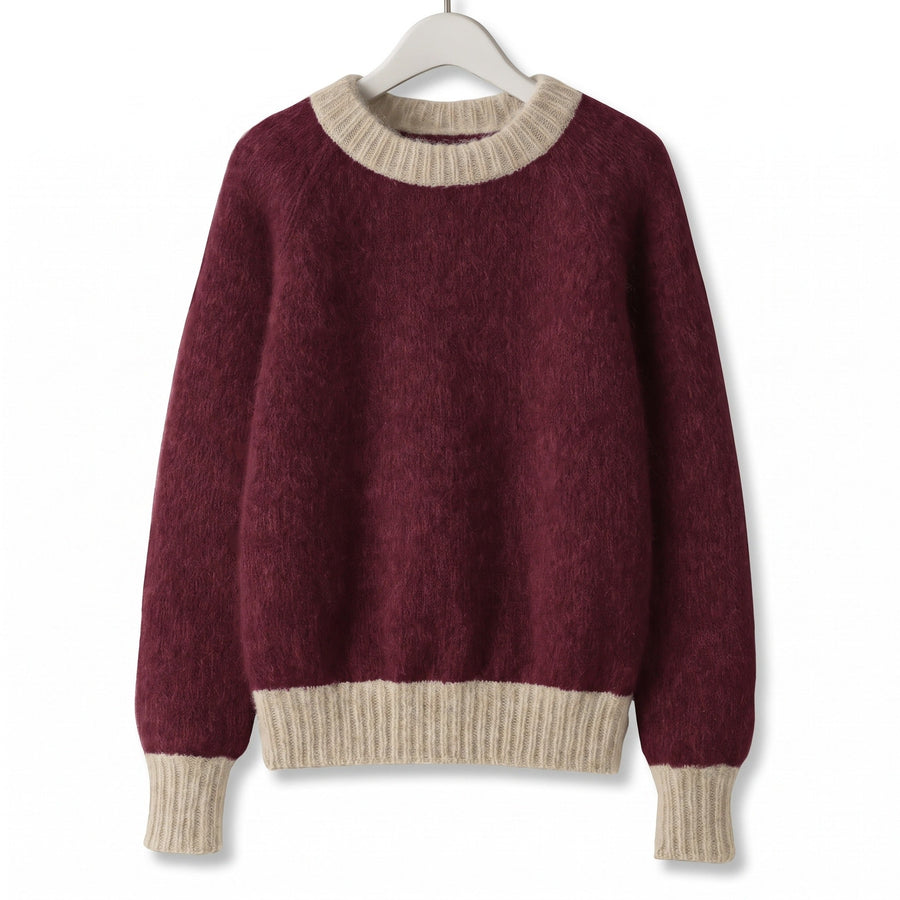French Style Jumper for Women, Straight Crew Neck - product view 12 | Buffalo Gears