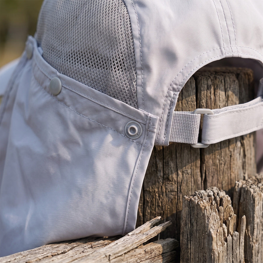 Full Coverage Sun Cap with Removable Ear and Neck Flaps - product view 4 | Buffalo Gears