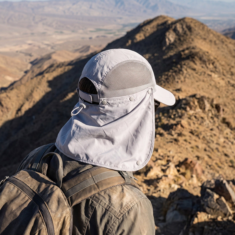 Full Coverage Sun Cap with Removable Ear and Neck Flaps - product view 5 | Buffalo Gears