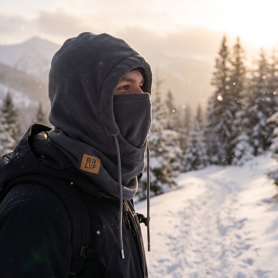 Full Face Fleece Balaclava for Extreme Cold Hiking Trips - product view 3 | Buffalo Gears