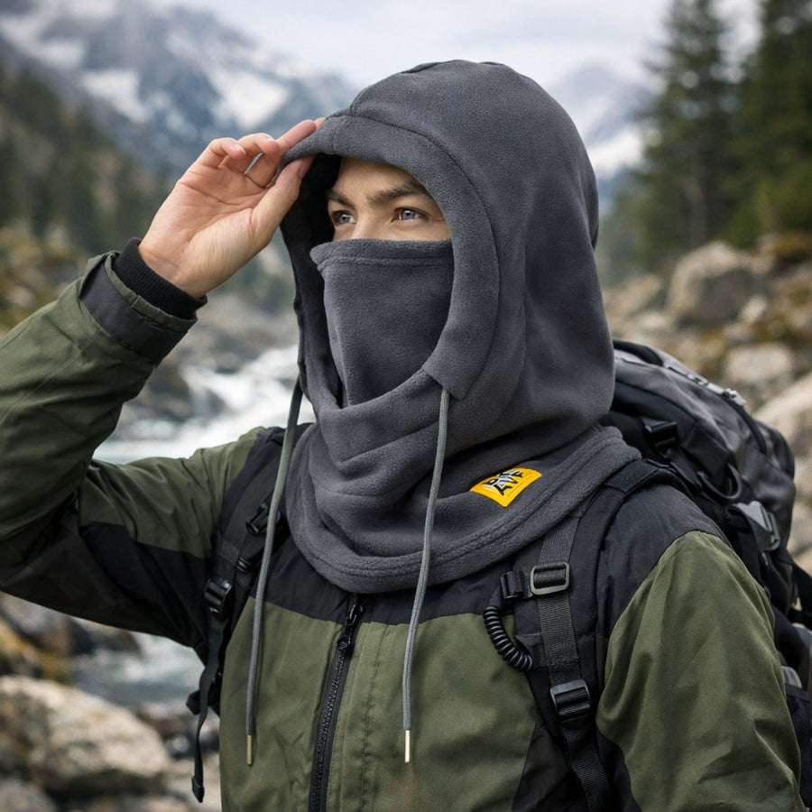Full Face Fleece Balaclava for Extreme Cold Hiking Trips - product view 7 | Buffalo Gears