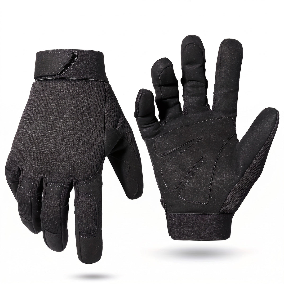 Full Finger Outdoor Gloves for Men with Wrist Strap - product view 1 | Buffalo Gears