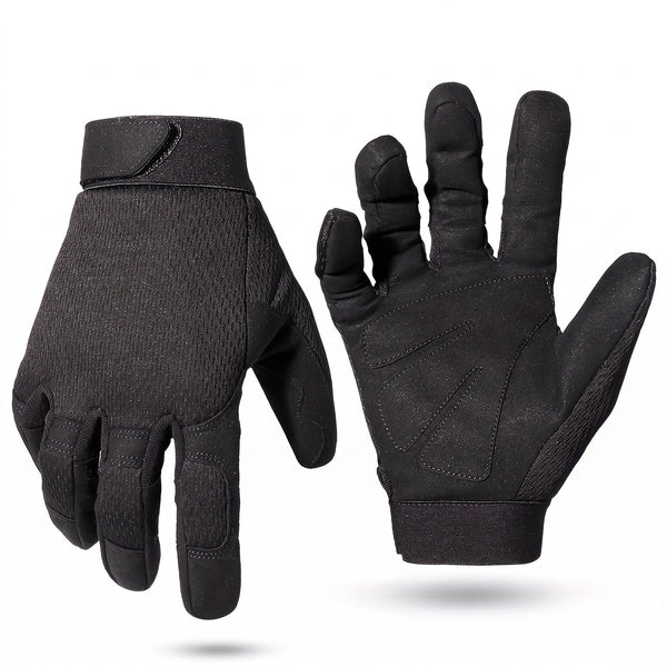 Full Finger Outdoor Gloves for Men with Wrist Strap