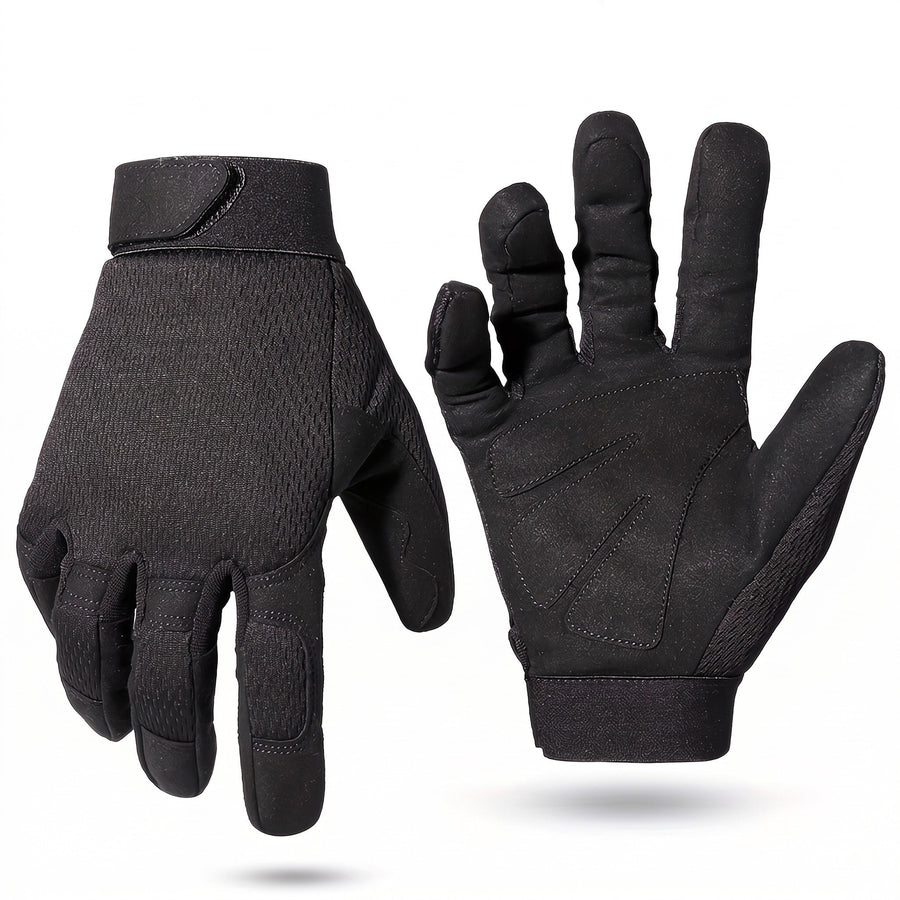 Full Finger Outdoor Gloves for Men with Wrist Strap - product view 1 | Buffalo Gears