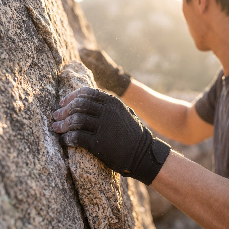 Full Finger Outdoor Gloves for Men with Wrist Strap - product view 2 | Buffalo Gears