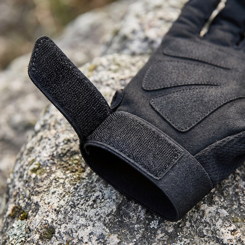 Full Finger Outdoor Gloves for Men with Wrist Strap - product view 3 | Buffalo Gears