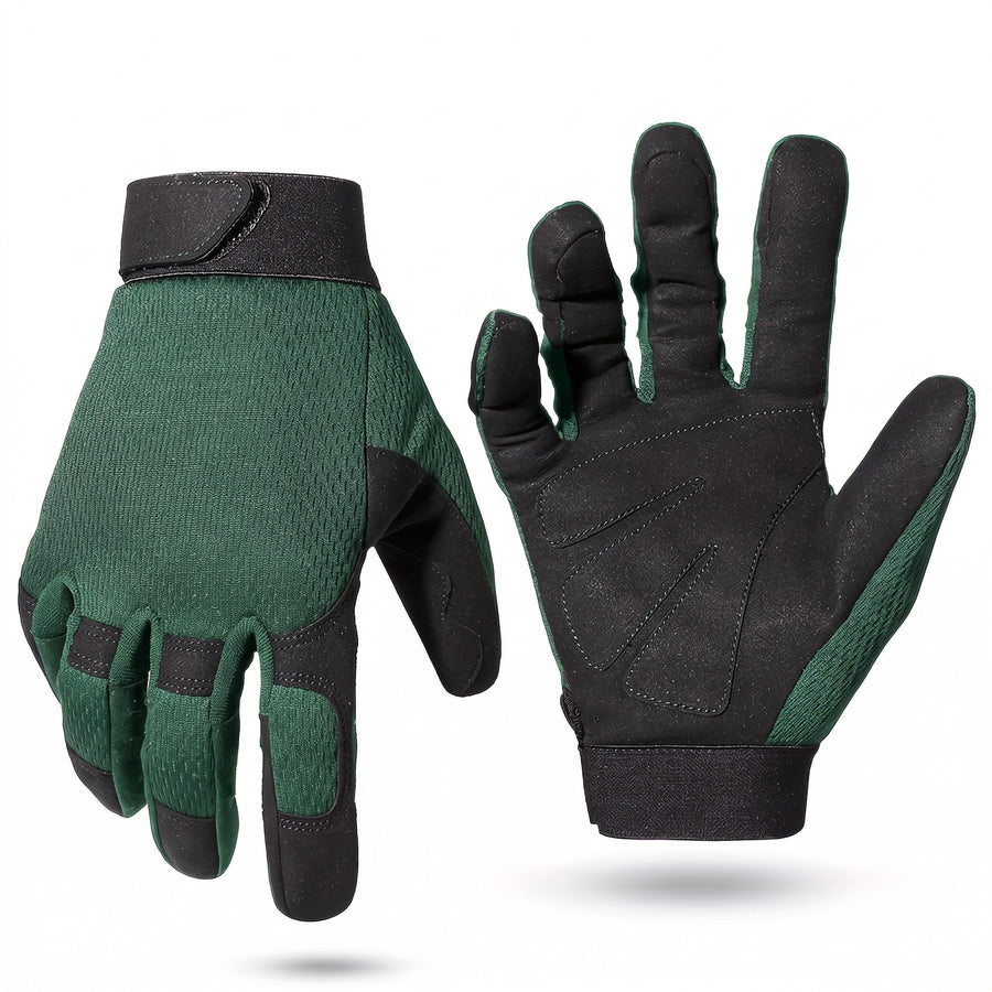 Full Finger Outdoor Gloves for Men with Wrist Strap - product view 5 | Buffalo Gears