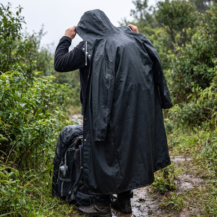 Full Length EVA Rain Coat for Adults, Unisex Fit - product view 5 | Buffalo Gears