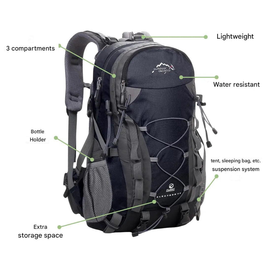 40-Litre Hiking Backpack Suspension Lightweight Trekking Pack – product view 2 | Buffalo Gears