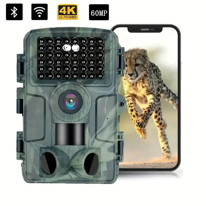 4K Trail Camera 60MP Wildlife Waterproof Motion Activated – product view 3 | Buffalo Gears