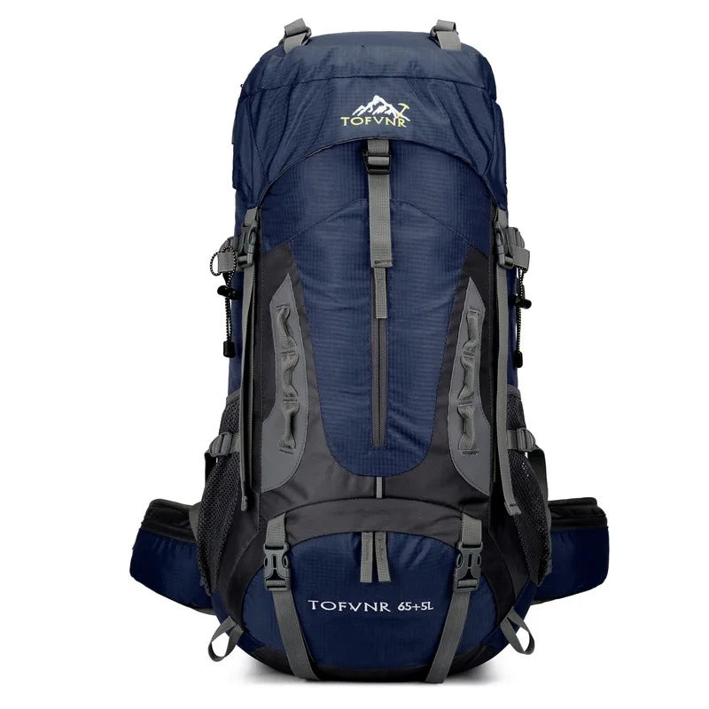 60-Litre Waterproof Hiking Backpack High-Capacity Camping Travel Pack – product view 1 | Buffalo Gears