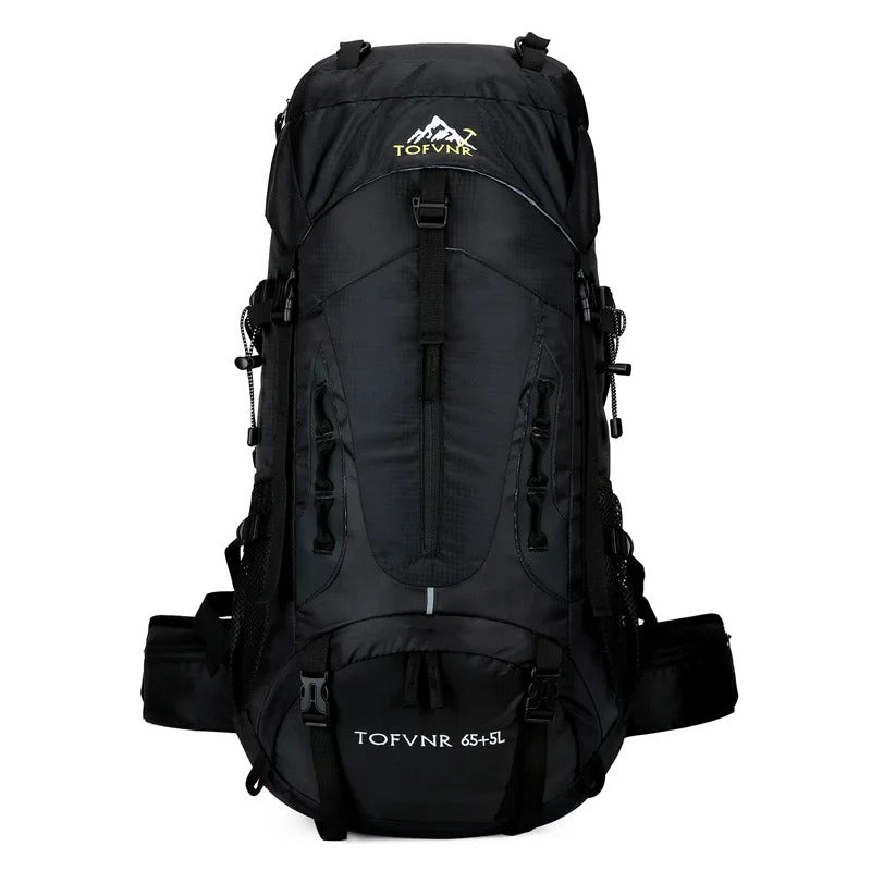 60-Litre Waterproof Hiking Backpack High-Capacity Camping Travel Pack – product view 4 | Buffalo Gears