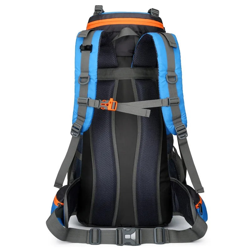 60-Litre Waterproof Hiking Backpack High-Capacity Camping Travel Pack – product view 8 | Buffalo Gears