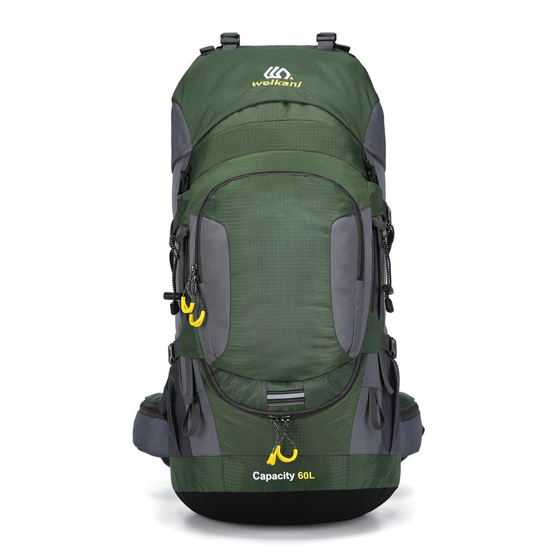 60-Litre Waterproof Hiking Backpack High-Capacity Outdoor Travel Pack – product view 2 | Buffalo Gears