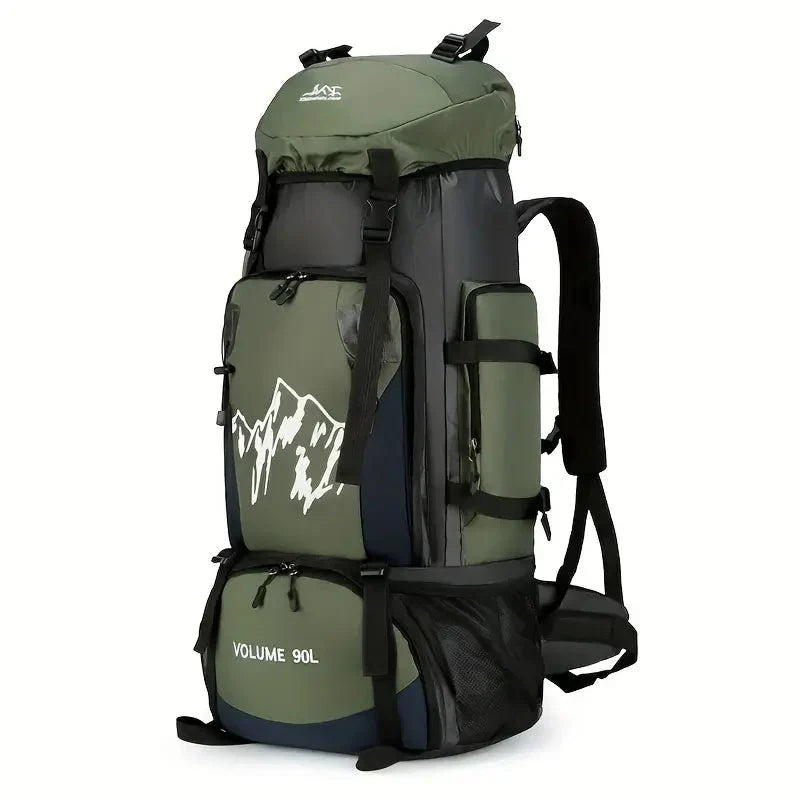 90-Litre Waterproof Hiking Backpack High-Capacity Travel Camping Pack – product view 1 | Buffalo Gears