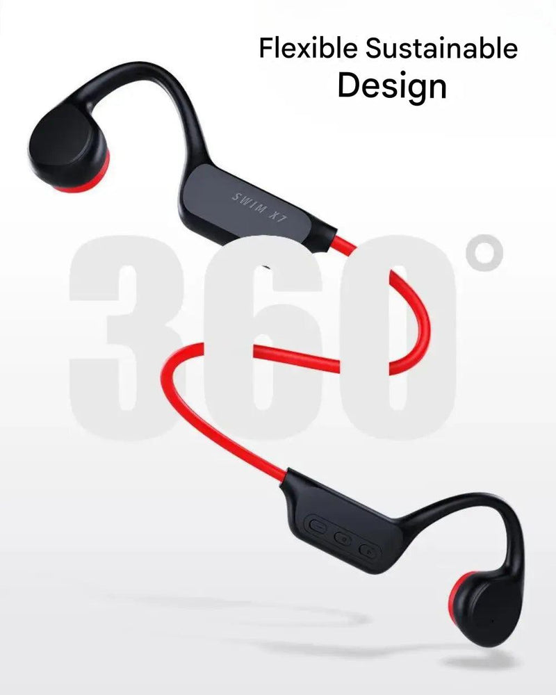 Bone Conduction Headphones Wireless Bluetooth Weather-Resistant Sports – product view 4 | Buffalo Gears