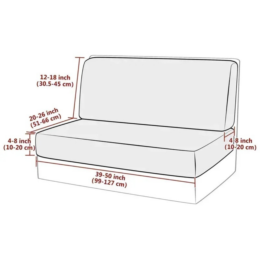 Camper Sofa Cover Set Stretch Motorhome Cushion Covers Microfiber – product view 11 | Buffalo Gears