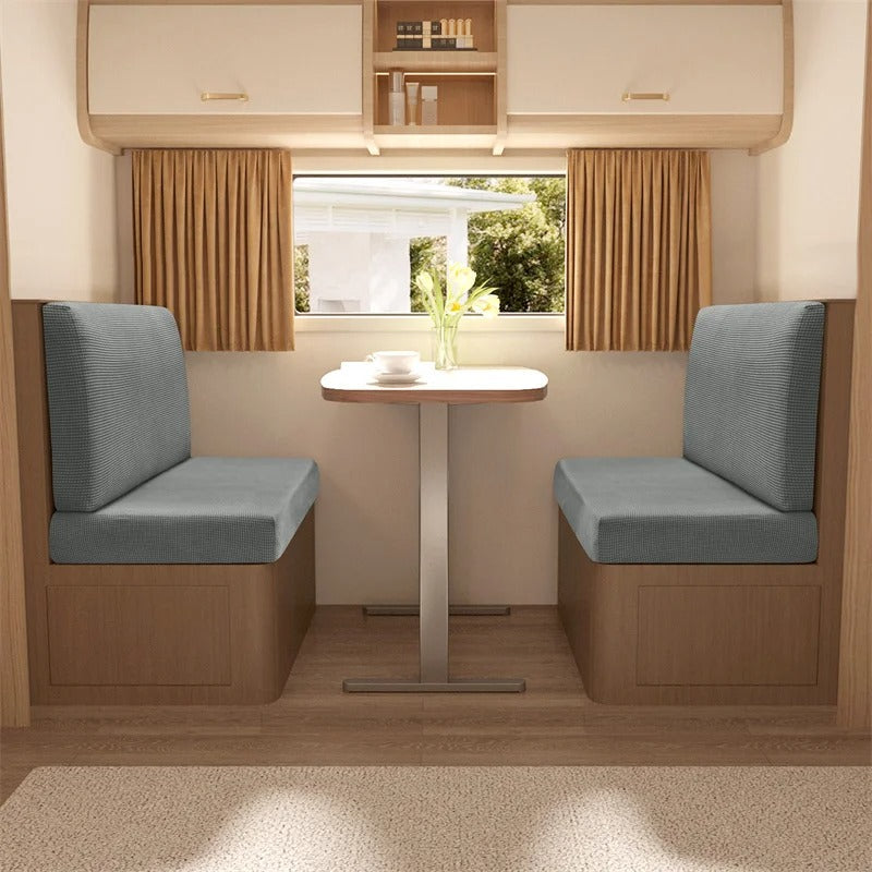 Camper Sofa Cover Set Stretch Motorhome Cushion Covers Microfiber – product view 13 | Buffalo Gears
