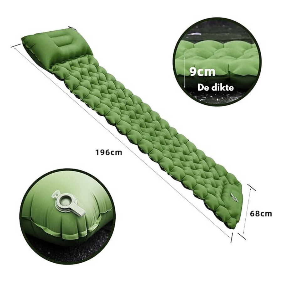 Camping Sleeping Mat Air Bed Built-In Pump Lightweight – product view 7 | Buffalo Gears