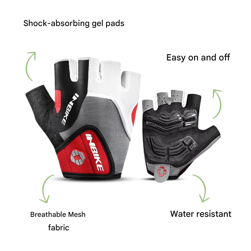 Cycling Gloves 3D Gel-Padded Breathable Anti Slip Bike – product view 5 | Buffalo Gears