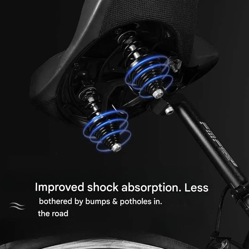 Ergonomic Bike Saddle Wide Comfortable Shock-Absorbing Seat – product view 3 | Buffalo Gears