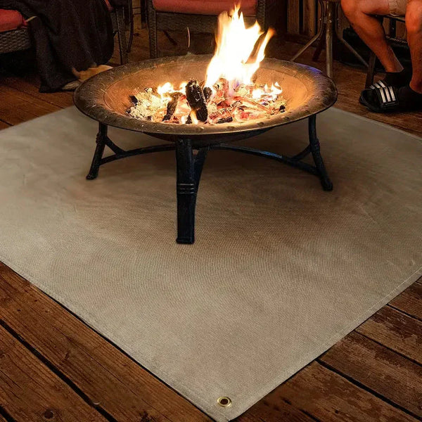 Fireproof BBQ Mat Heat Resistant Fire Pit Floor Protection