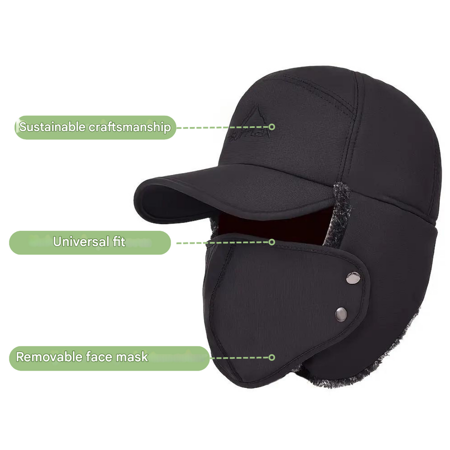 Full Face Winter Hat Thermal Lined Wind-Resistant Balaclava – product view 7 | Buffalo Gears