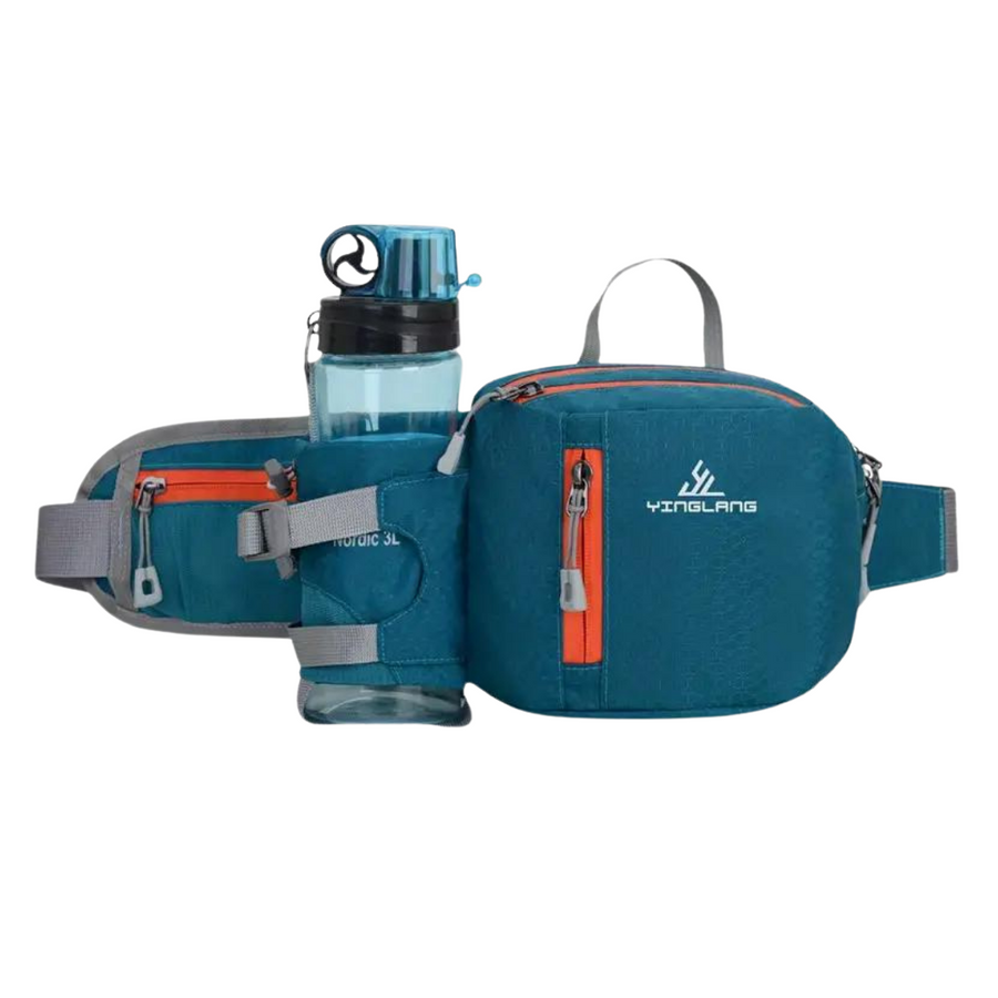 Hiking Waist Bag with Water Bottle Pocket Outdoor Fanny Pack Unisex – product view 2 | Buffalo Gears